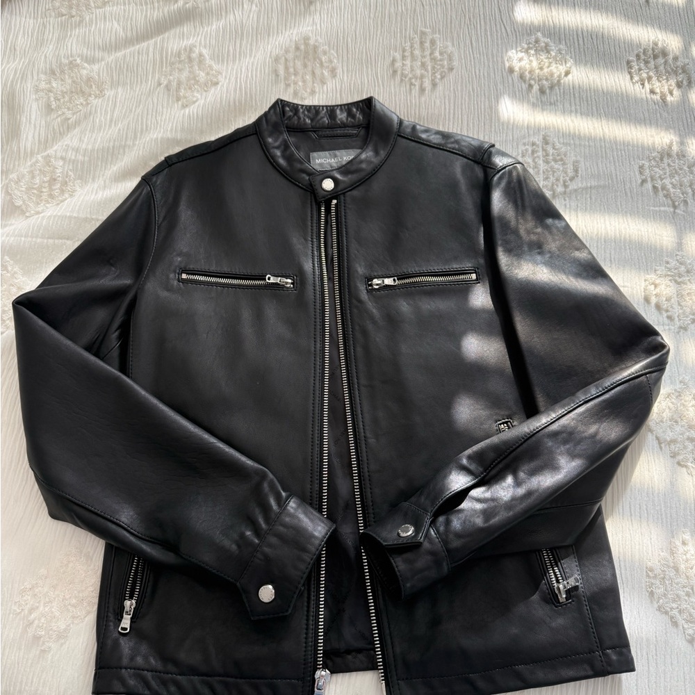 Michael Kors Black Leather Jacket